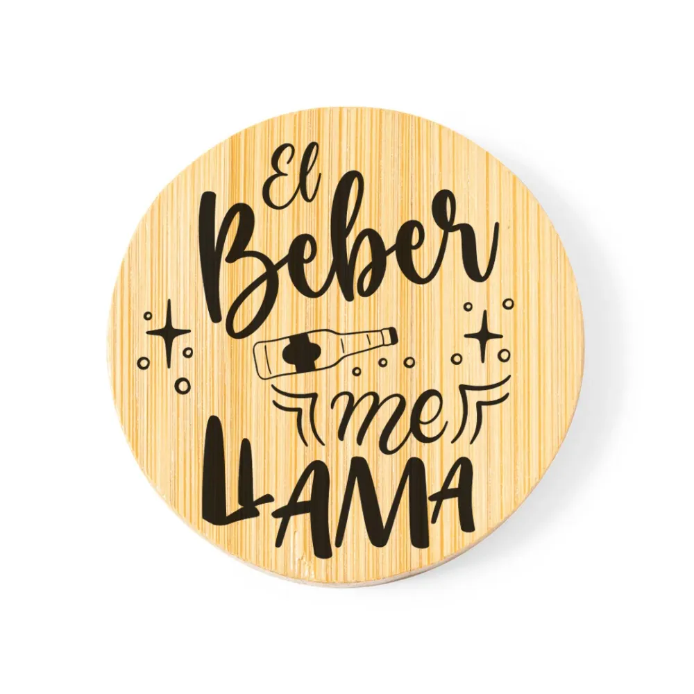 Abrebotellas de Bambú "El Beber me Llama" Fustik shop