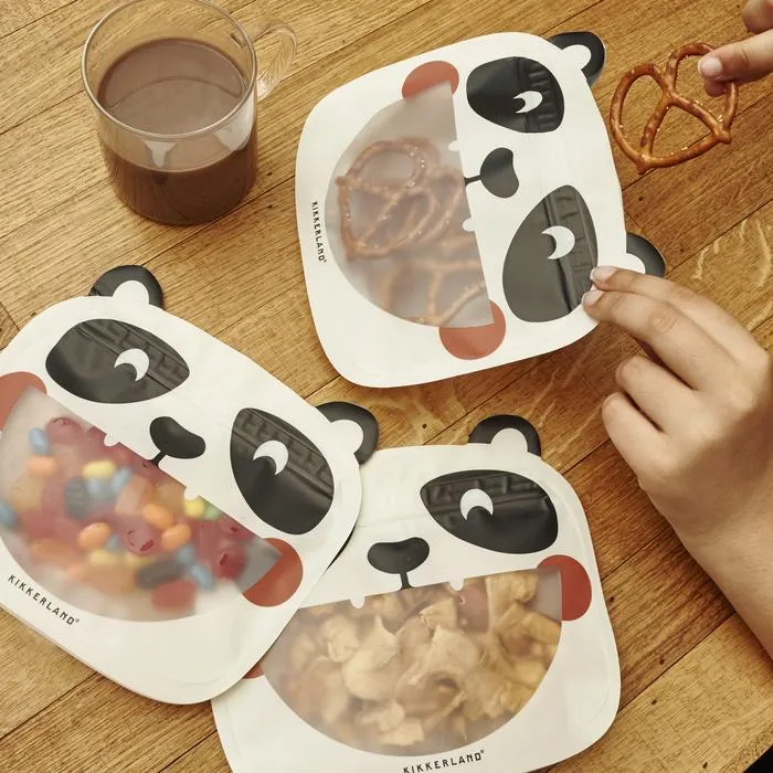 BOLSA ZIPPER BAG SET 3 PANDA (CU285)