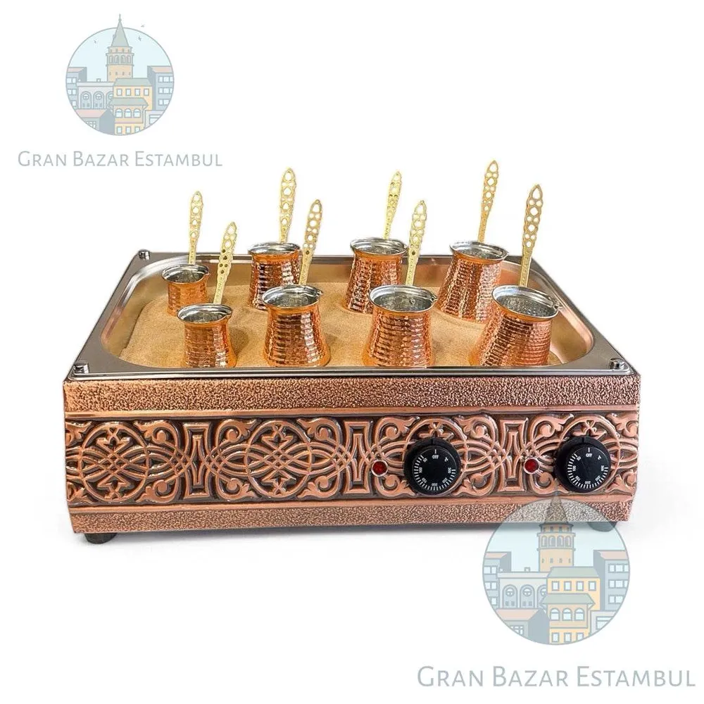 Cafetera de Arena para Café Turco 110V 2000W Gran Bazar Estambul