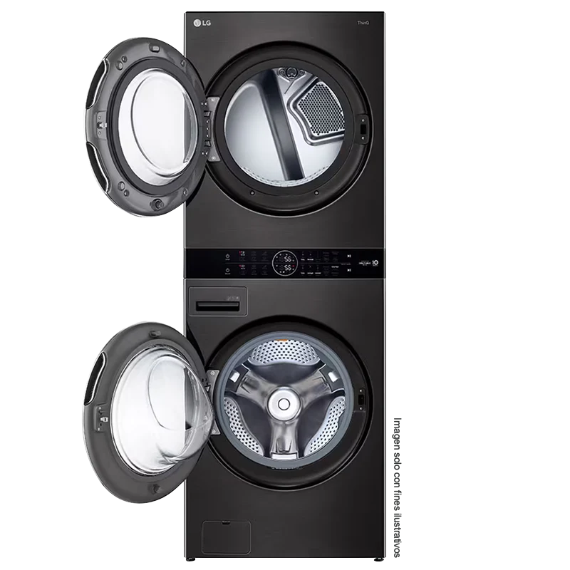 Centro de lavado gas 25kg | WK25BS6 LG | panel central táctil | INVERTER DD | tecnologí Smart ThinQ