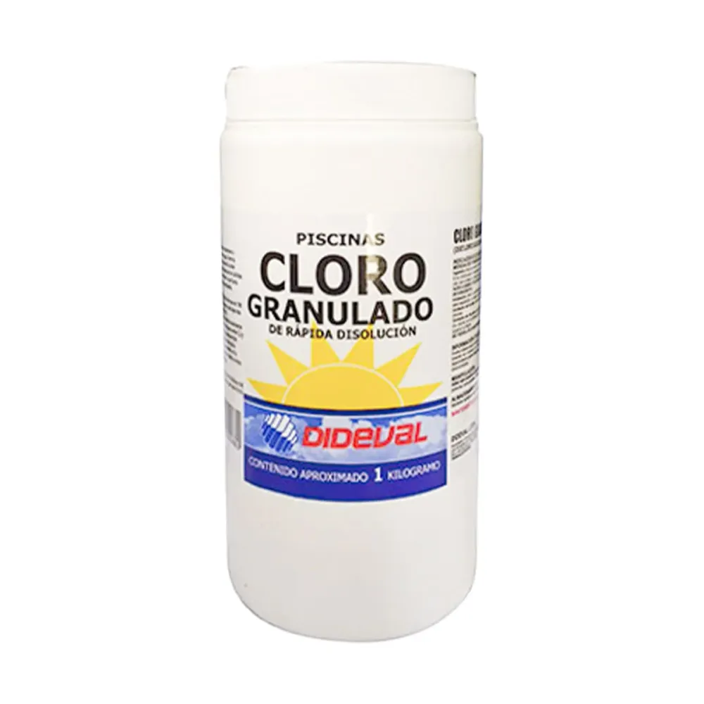 Cloro para Piscinas Granulado Dideval 1 kg