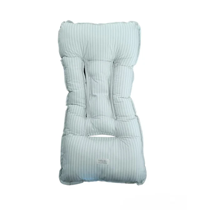 Cojín para Coche - Algodón - Verde Líneas | Baby Mattress