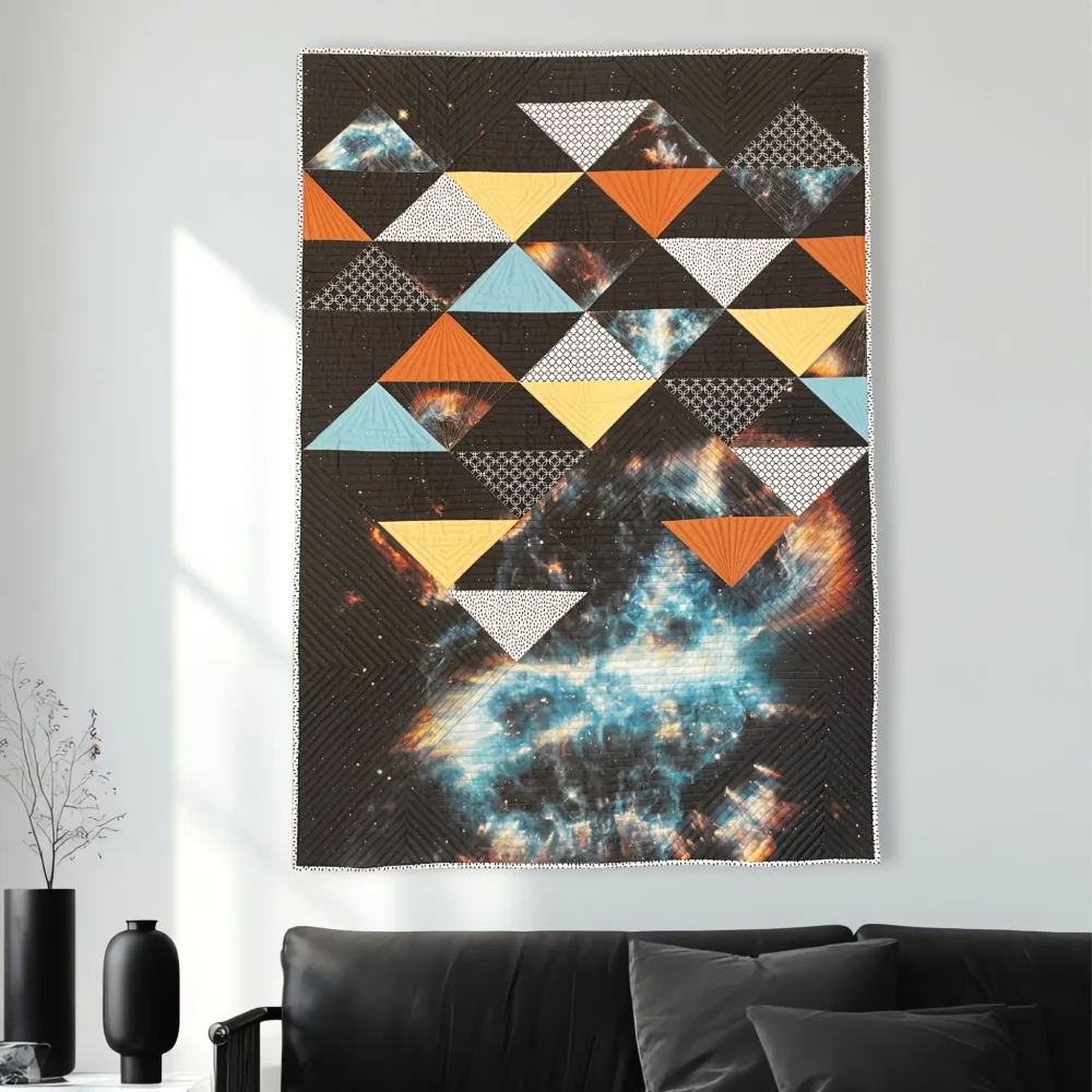 Quilt patchwork decorativo o manta de patchwork artesanal – Espace Quilt FibraCreativa Patchwork & Kits