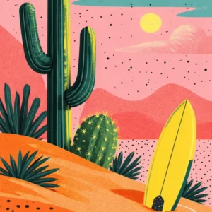 Cactus y surf Fine Artic