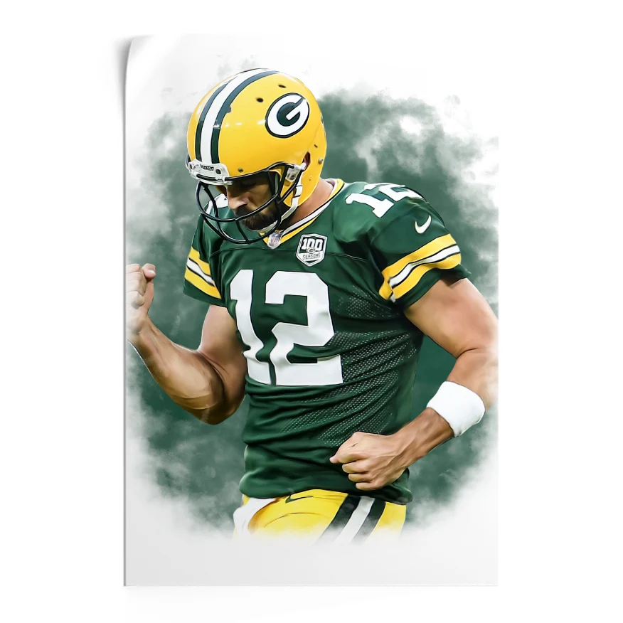 Aaron Rodgers 12 Poster
