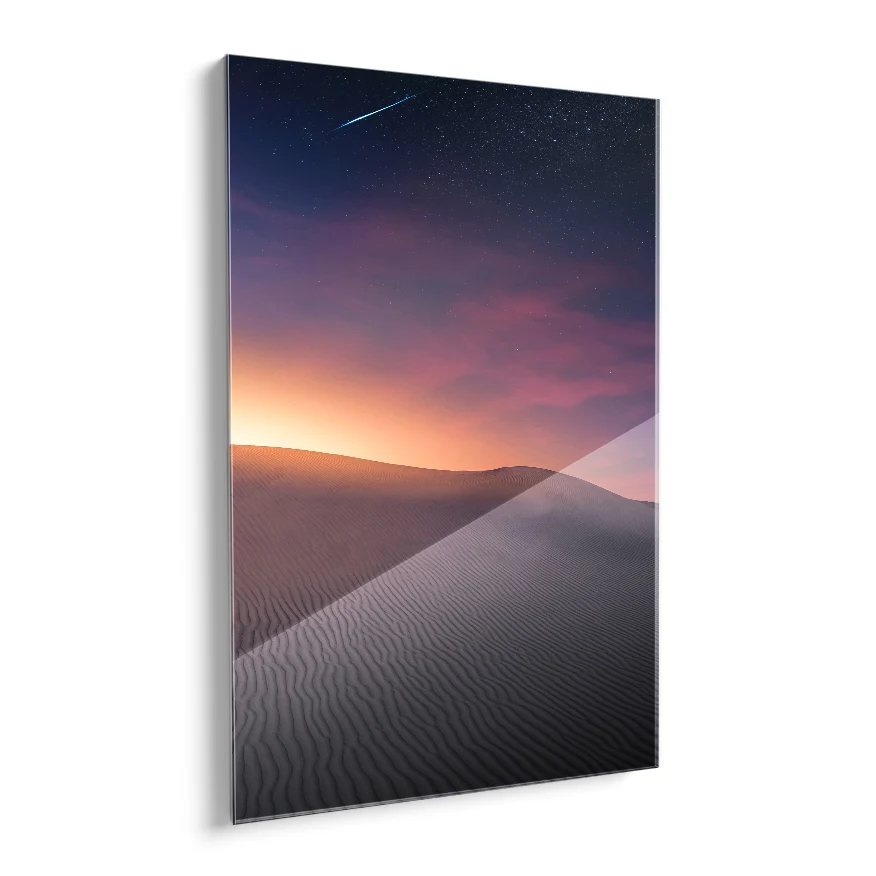 Atardecer en el Desierto Poster