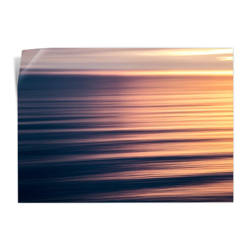 Atardecer en el Mar Poster