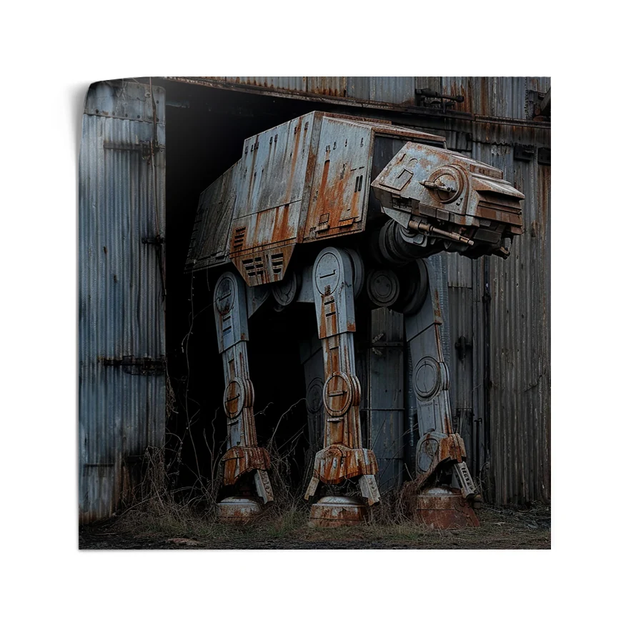 AT-AT Oxidado Poster