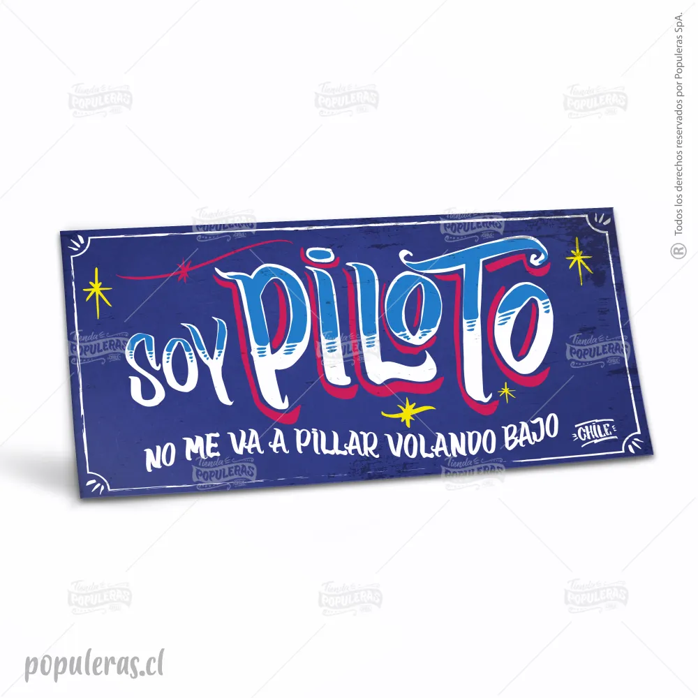 Cartel Soy Piloto