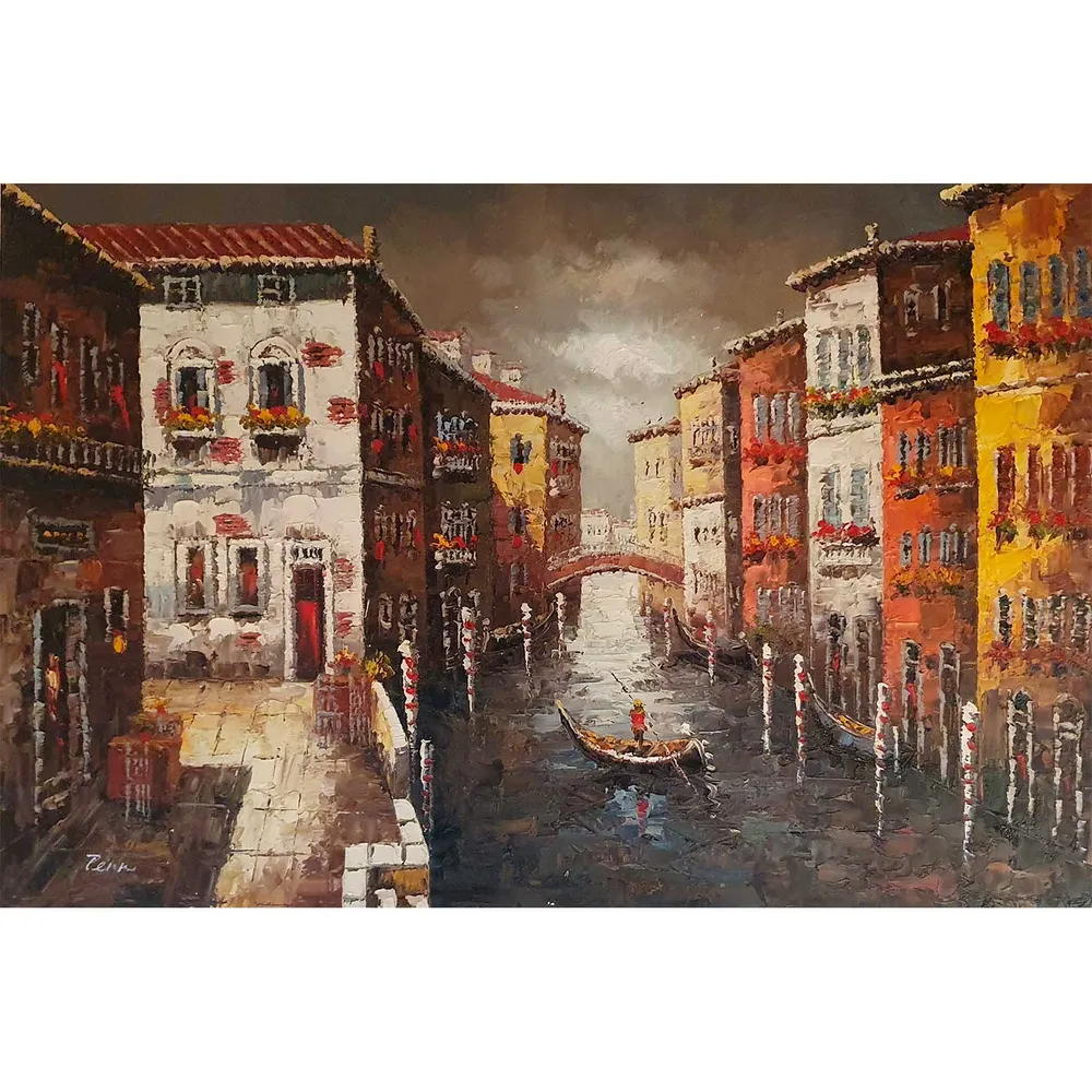 Cuadro Venecia Texturas 90x60 cm