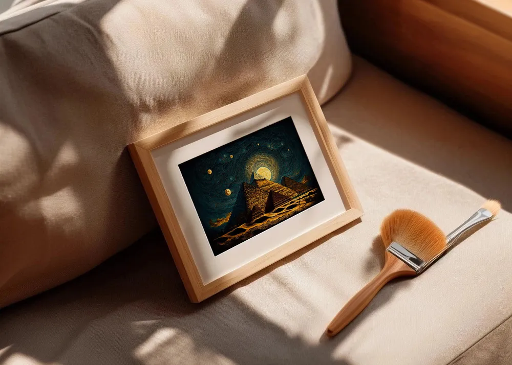 Pirámides estilo Starry Night Fine Artic