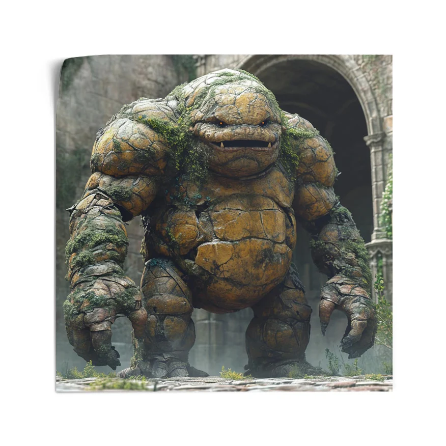 Golem De Tierra Poster