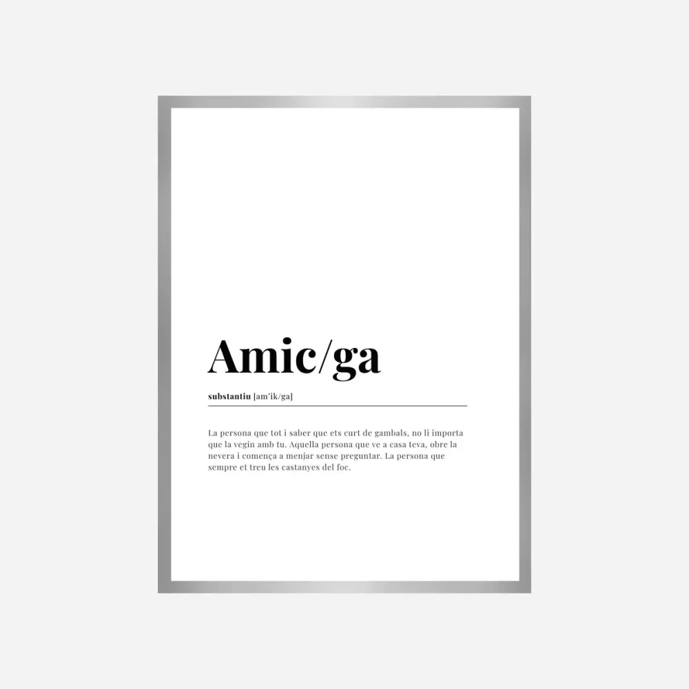 Amic/Ga Dictionary Art Print Good Words