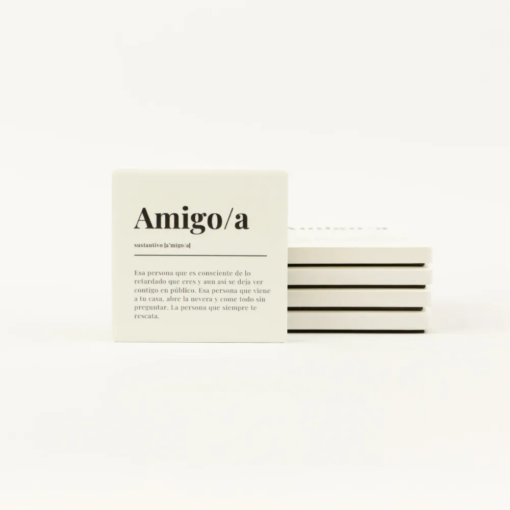 Amigo/ Ceramic Magnet Good Words