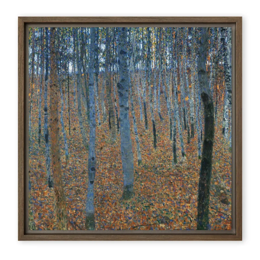 Lienzo - Gustav Klimt, Buchenwald