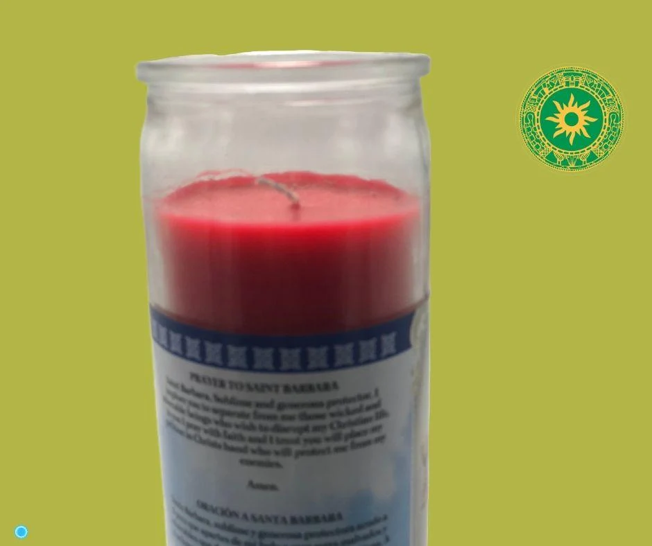 8” CANDLE CHANGÓ (SANTA BÁRBARA) Inshe Miami