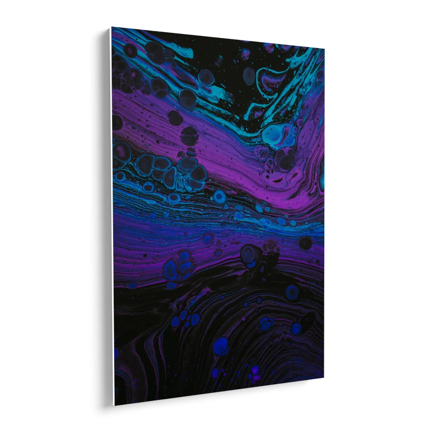 Las Formas de la Pintura Líquida Poster