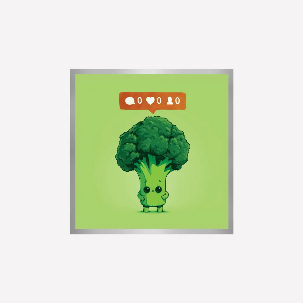 Brocoli Art Print Naolito