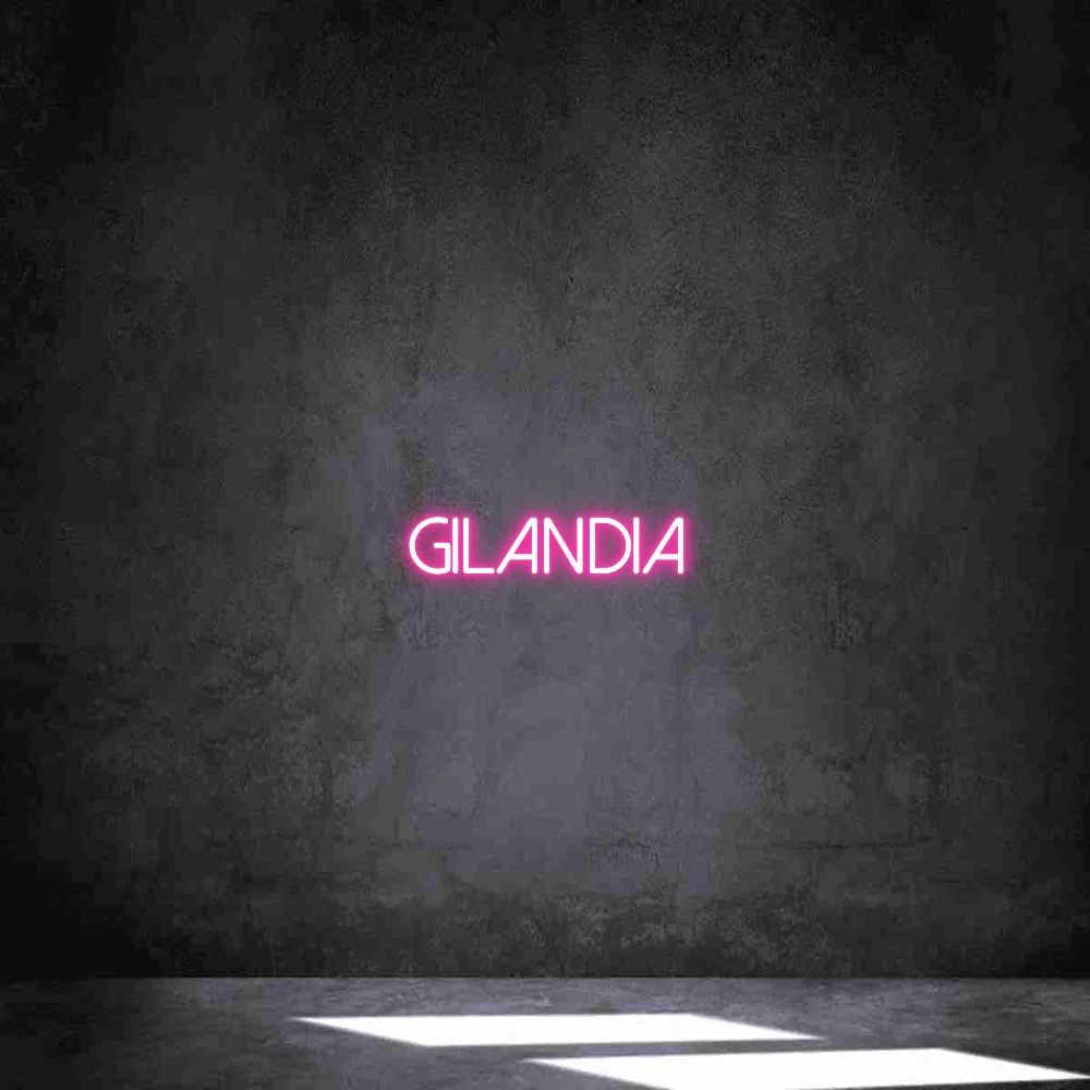 Neon personalizado: Gilandia