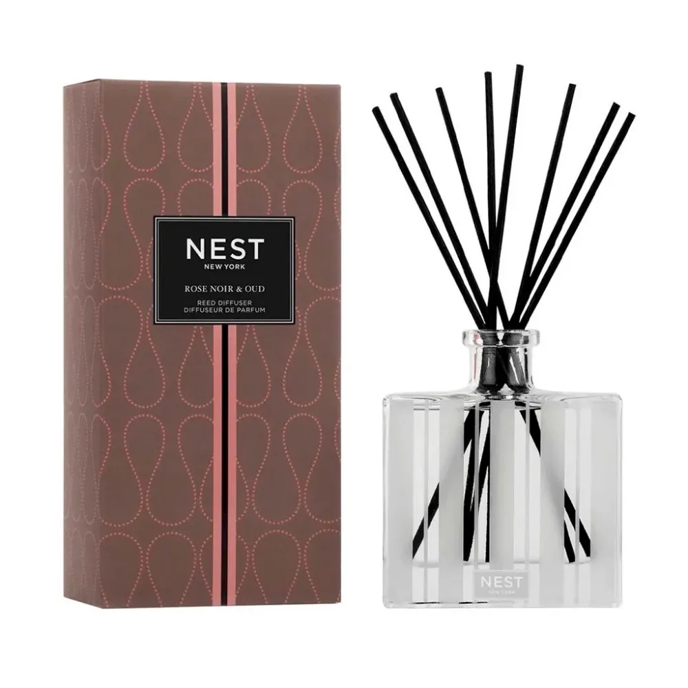 DIFUSOR DE VARILLAS ROSE NOIR & OUD 5.9OZ NEST FRAGRANCES