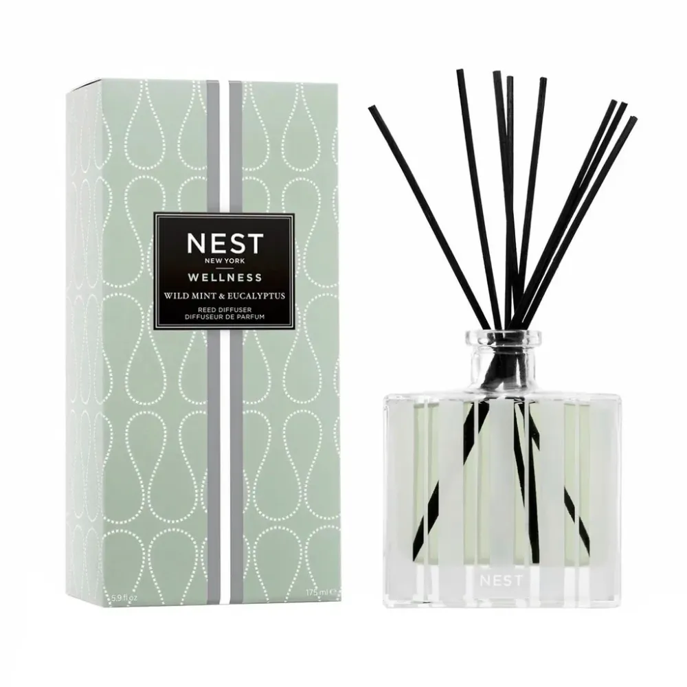 DIFUSOR DE VARILLAS WILD MINT & EUCALYPTUS 5.9 OZ NEST FRAGRANCES