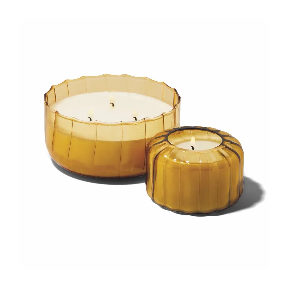 Paddywax - Vela de cristal Ripple Ripple 128G - Ascua dorada Paddywax & co