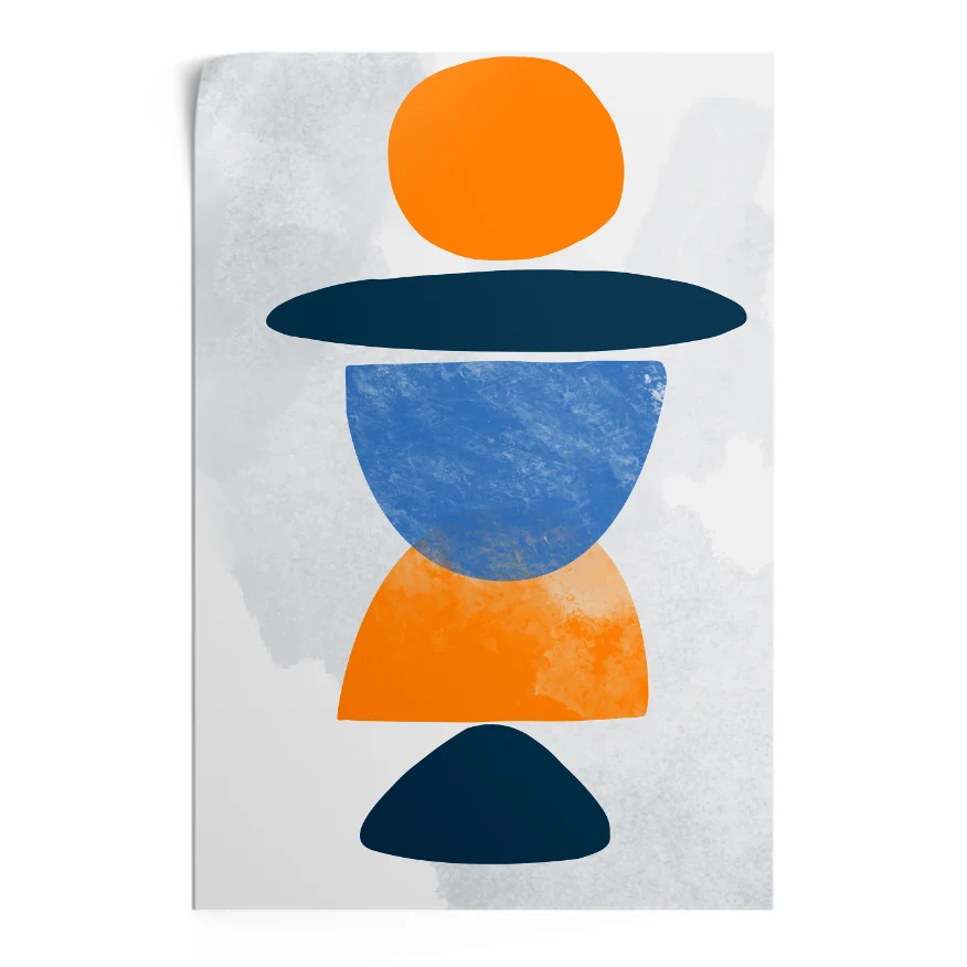 Piedras De Color Tríptico Poster
