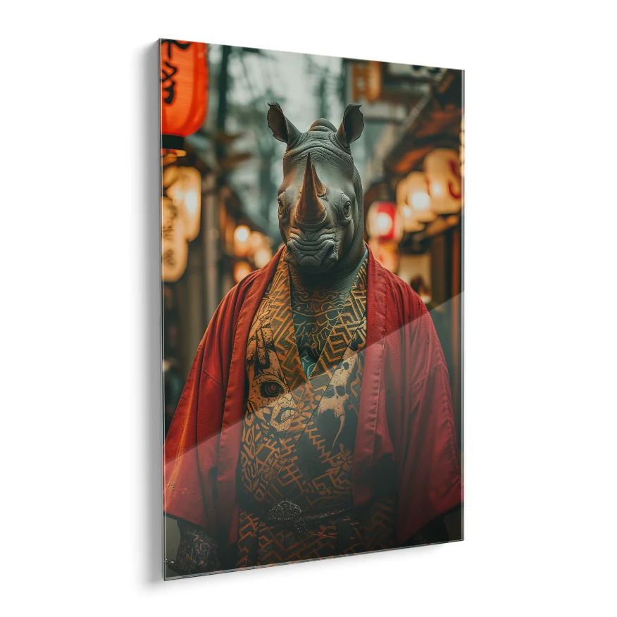 Rinoceronte Oriental Poster