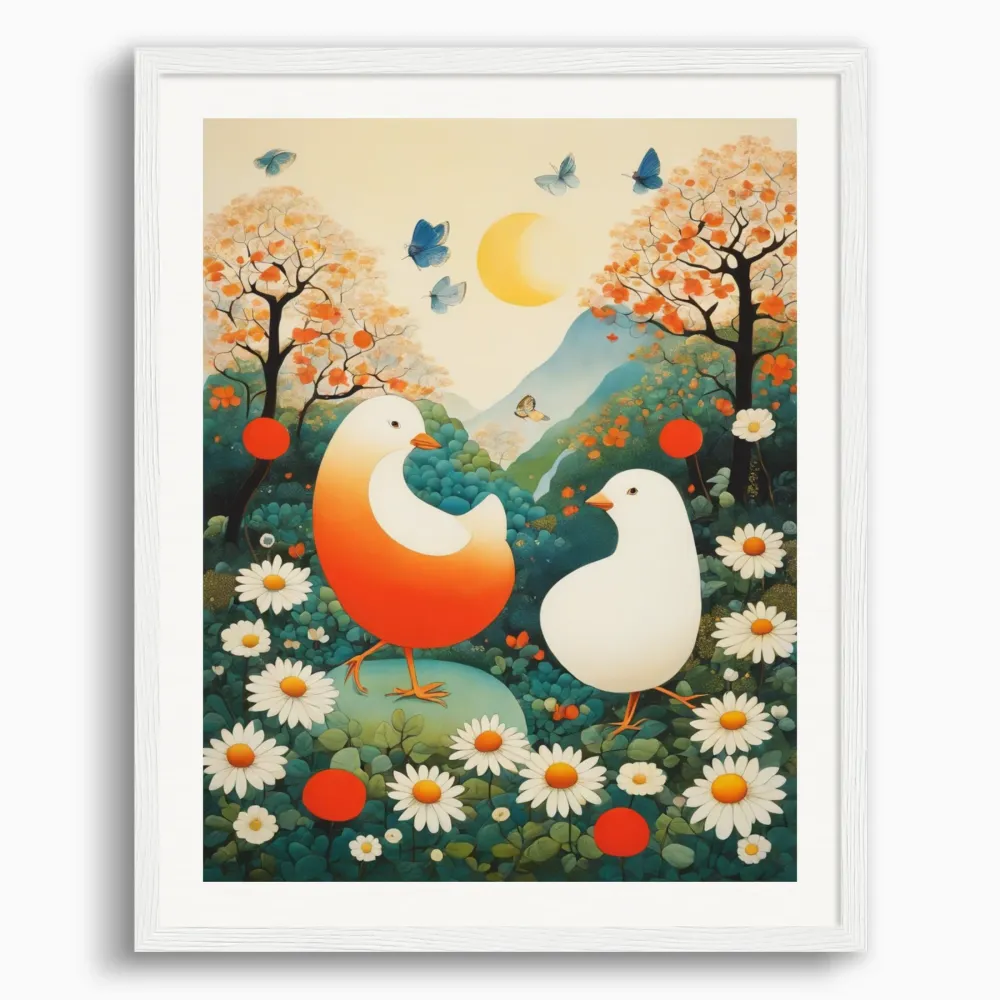 Aves lindas, Arte Superflat - Póster The Object