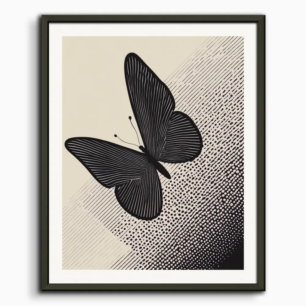 Póster de Punto Semitono, Mariposa The Object
