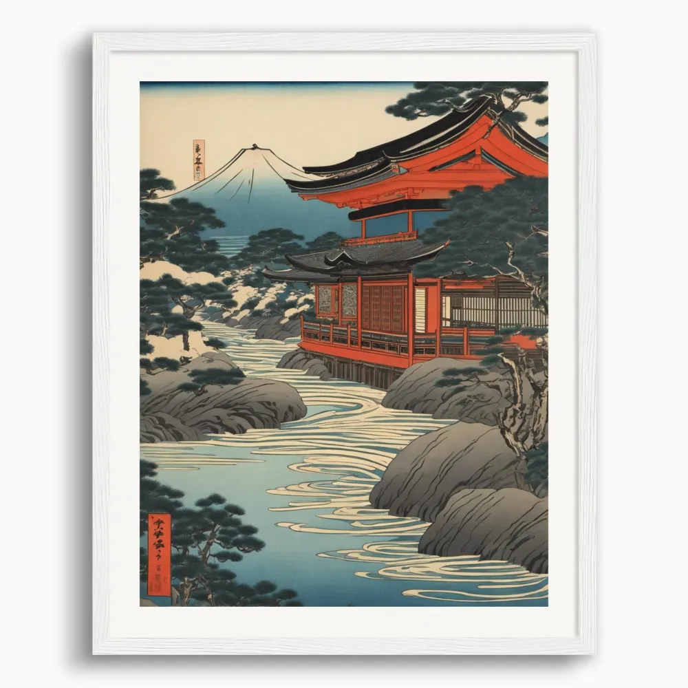 Ukiyo-e, Río - Póster The Object
