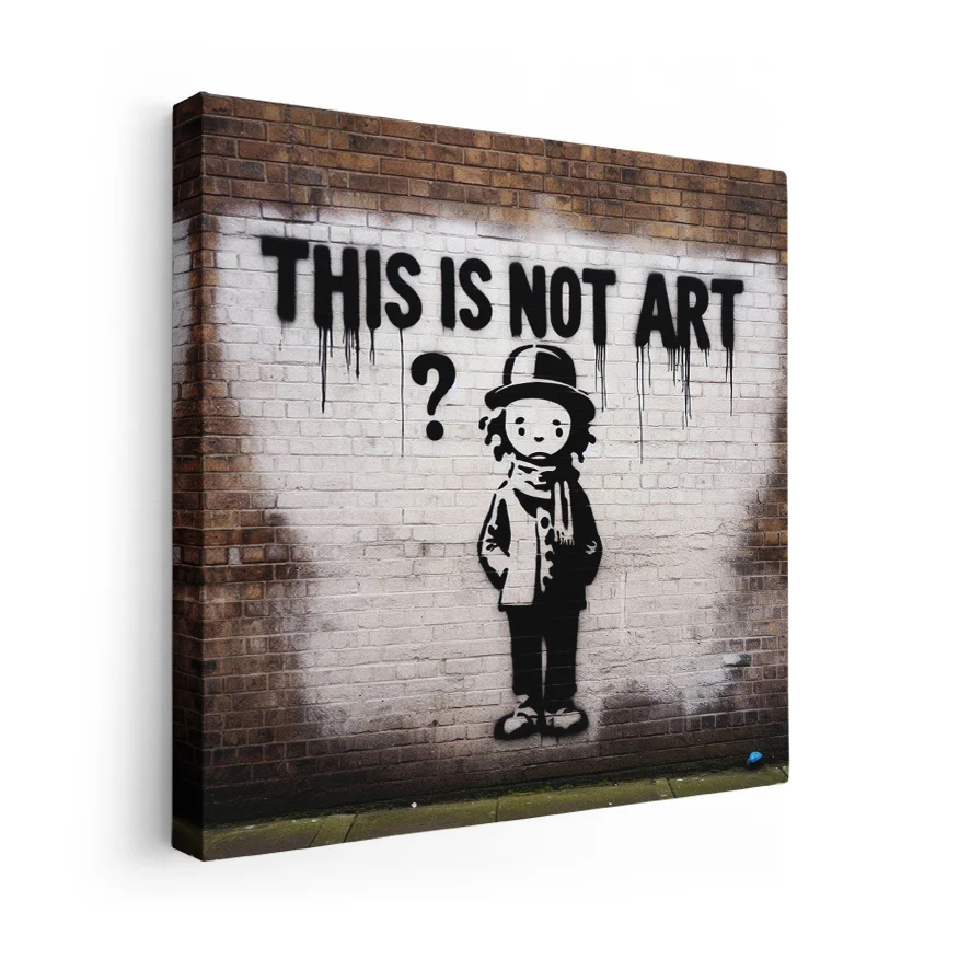 This Is Not Art Pared Poster