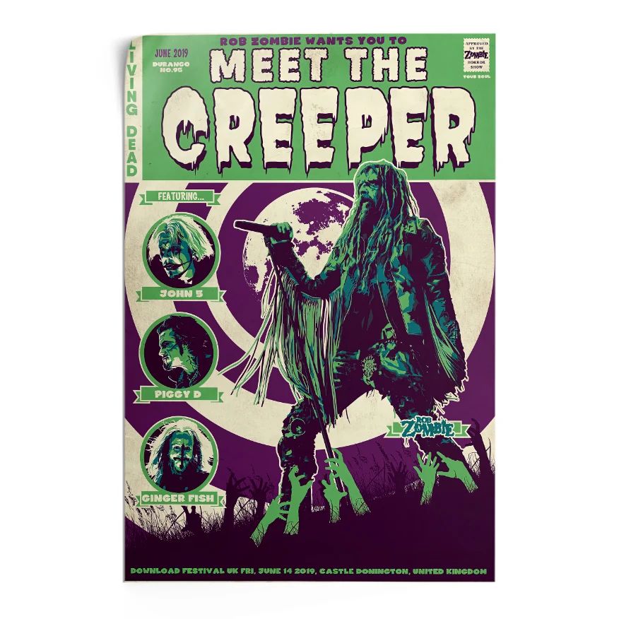 White Zombie Rocktober Poster
