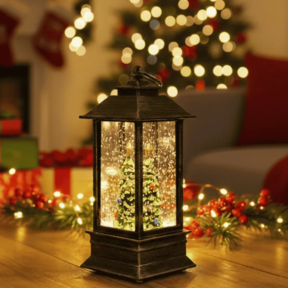 TIMELIGHT – Linterna retro con luz cálida y temporizador integrado para festivos Cozey Maison