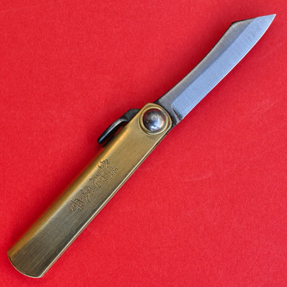 NAGAO HIGONOKAMI Navaja japonesa de bolsillo 54mm Osaka Tools