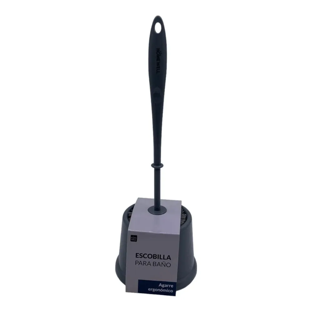 Cepillo Hisopo Para Baño PP Gris HomeWell