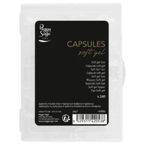 Cápsulas Soft gel - bailarina 240 uds Peggy Sage