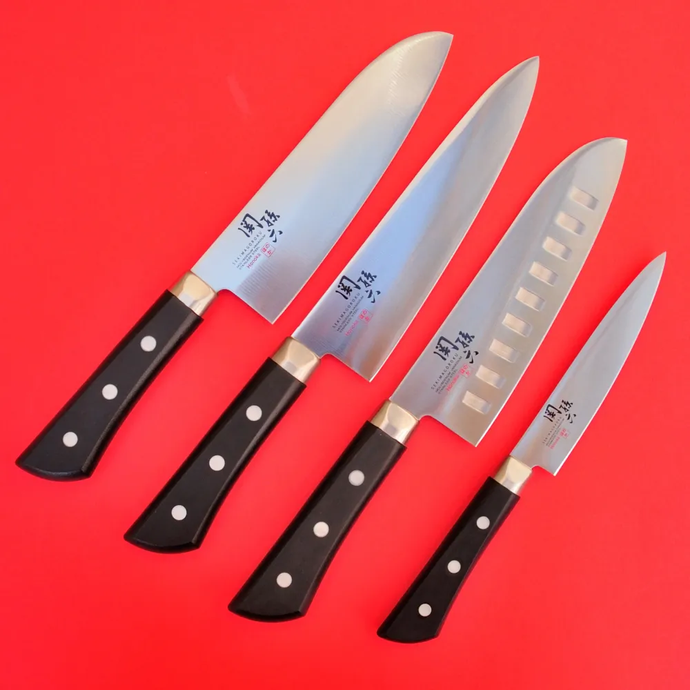 KAI 4 conjunto de cuchillos HONOKA Santoku Petit Chef Osaka Tools
