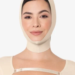 MariaE faja colombiana | Mentonera en lycra | FPE003 Beige FAJAS MARIAE