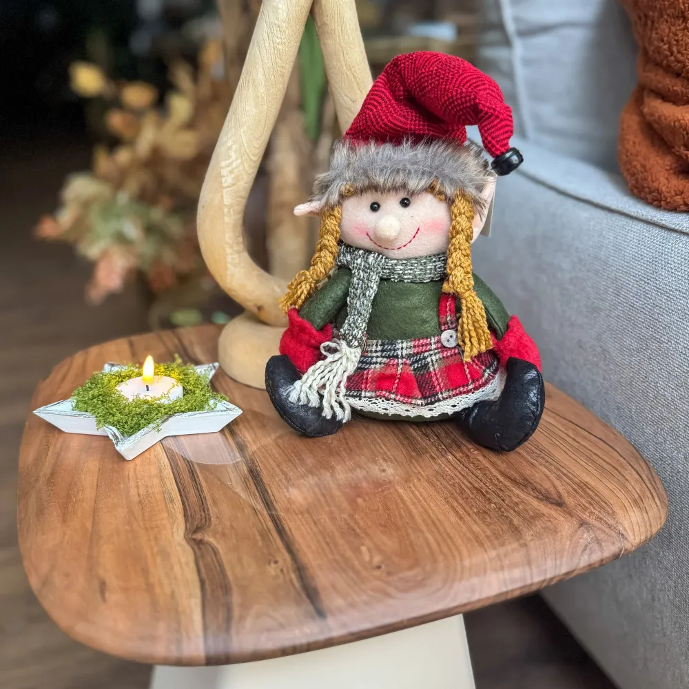 Figura elfa navidad 21x10x34 Petra Decora