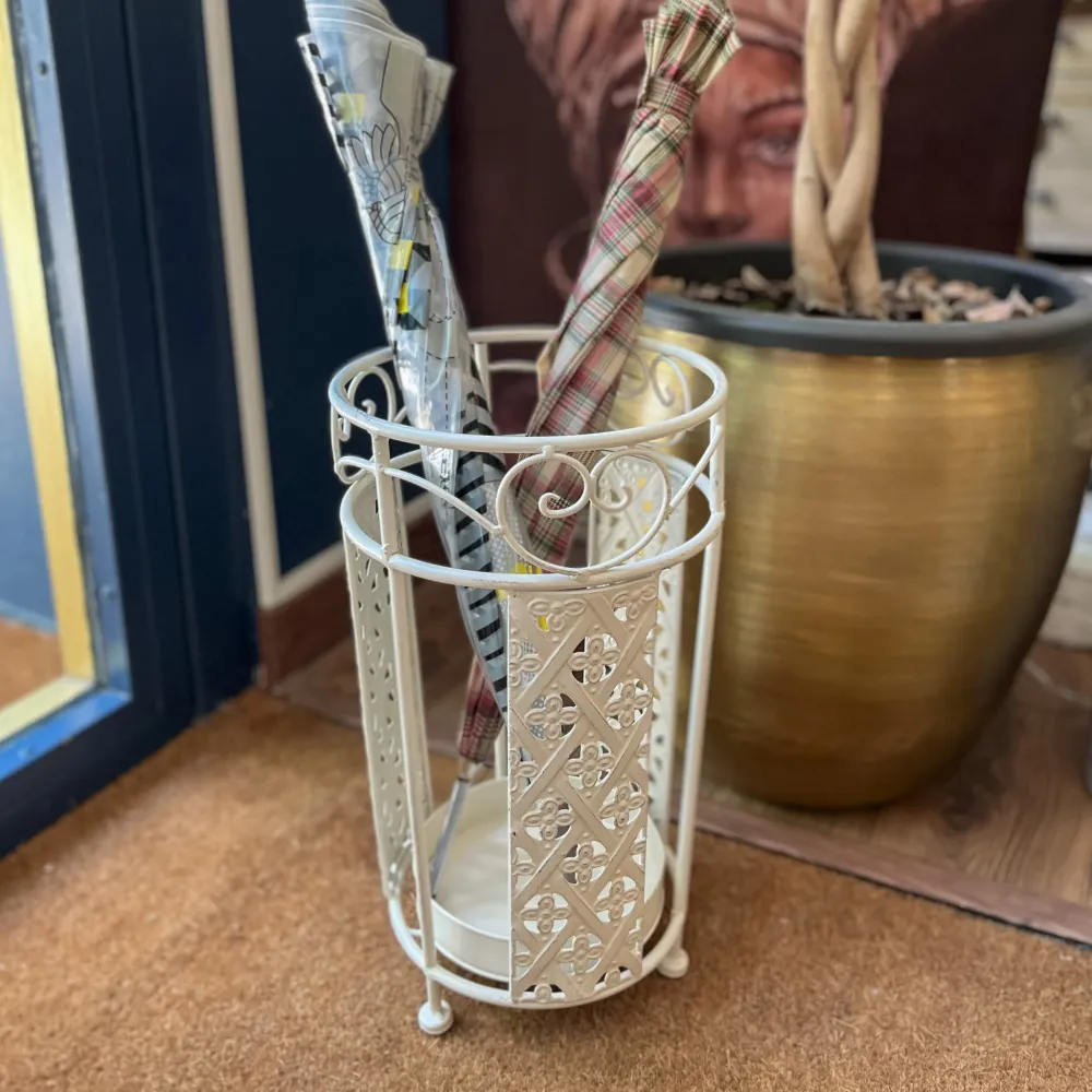 Paragüero metal beige 42 cm Petra Decora