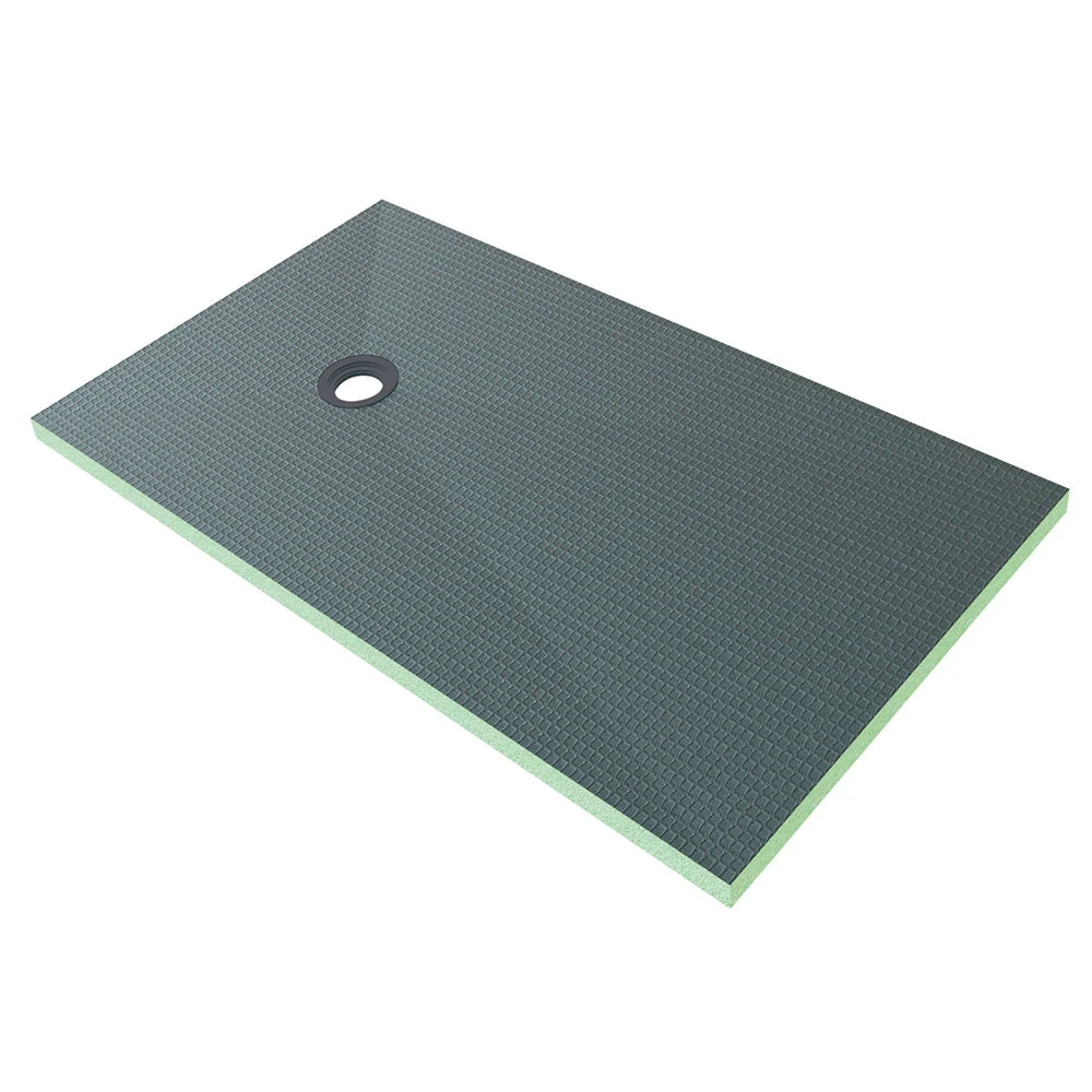 Duchacasa Panel de construccion,Plato de ducha de XPS con accesorios de desagüe,Tablero de aislamiento impermeable