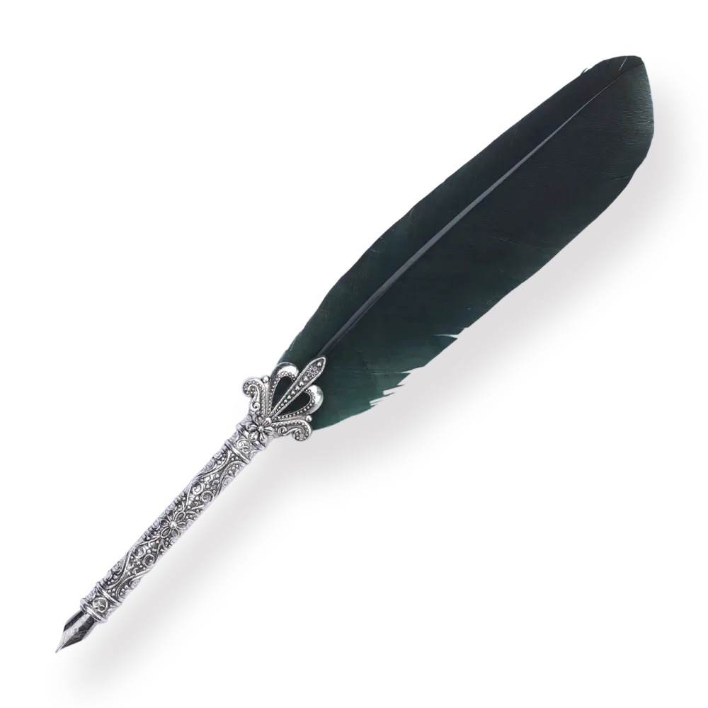 Pluma de inmersión de caligrafí de plumas vintage - Esmeralda Stationery Pal