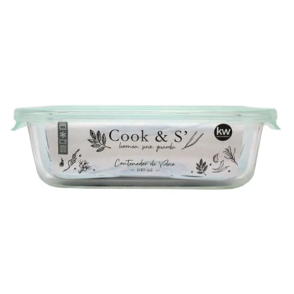 Recipiente de Vidrio 640 ml. Kitchenware