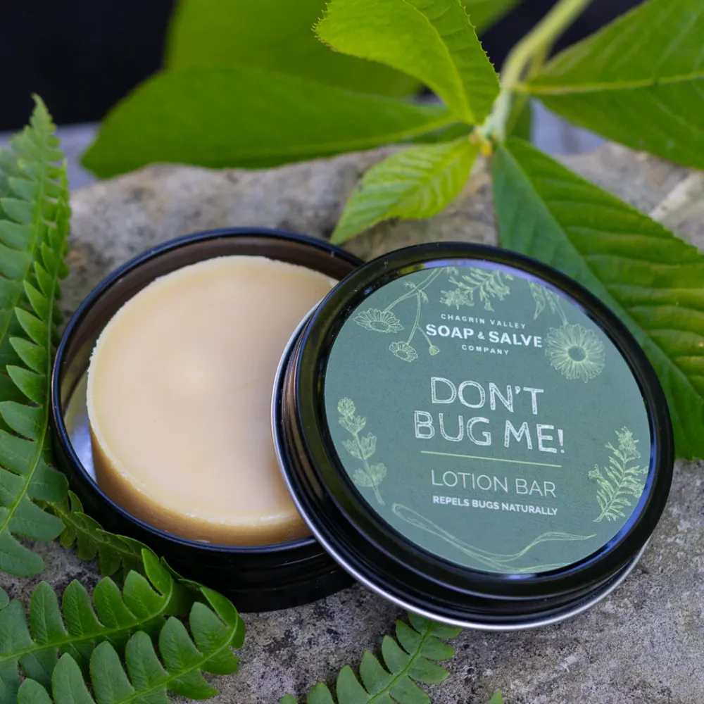 Barra de loción: ¡No me molestes! Barra de loción repelente de insectos Chagrin Valley Soap & Salve
