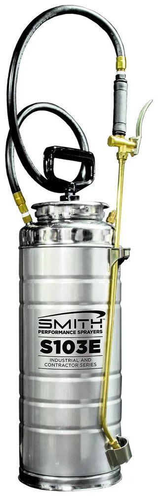 Rociador de concreto de acero inoxidable Smith Performance™ S103E de 3.5 galones 190448 Smith Performance Sprayers