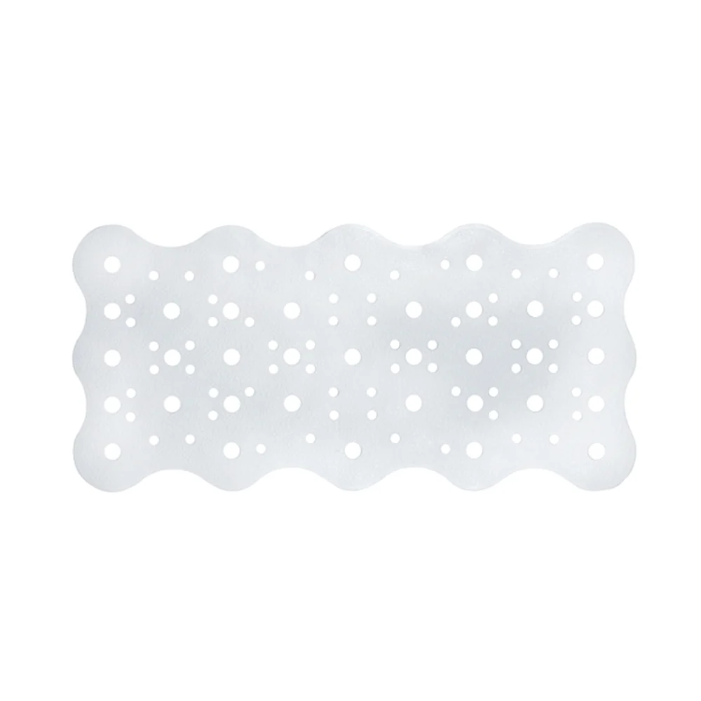 Rastrillo Escarificador Tappeto antiscivolo per doccia o vasca PVC bianco cm 72x34